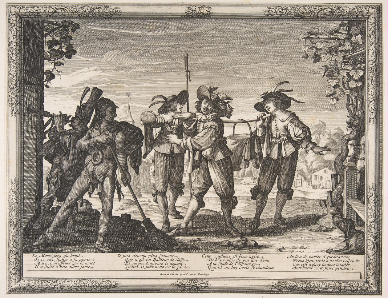 Charivari, K. 1633. alkotó: Abraham Bosse