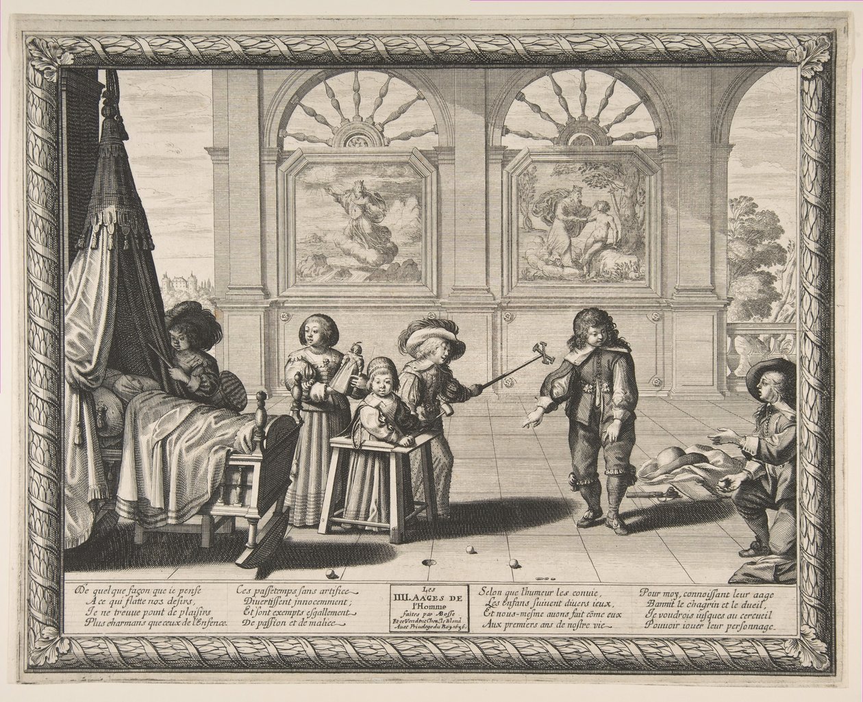 Gyermekkor, 1636. alkotó: Abraham Bosse