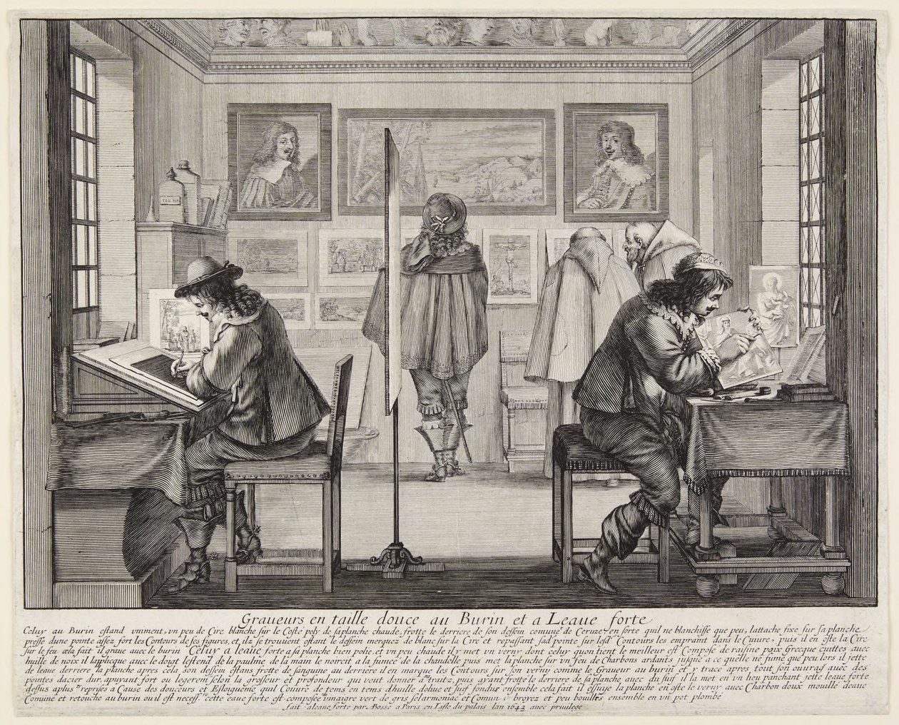 Rézmetszők és rézkarcolók alkotó: Abraham Bosse