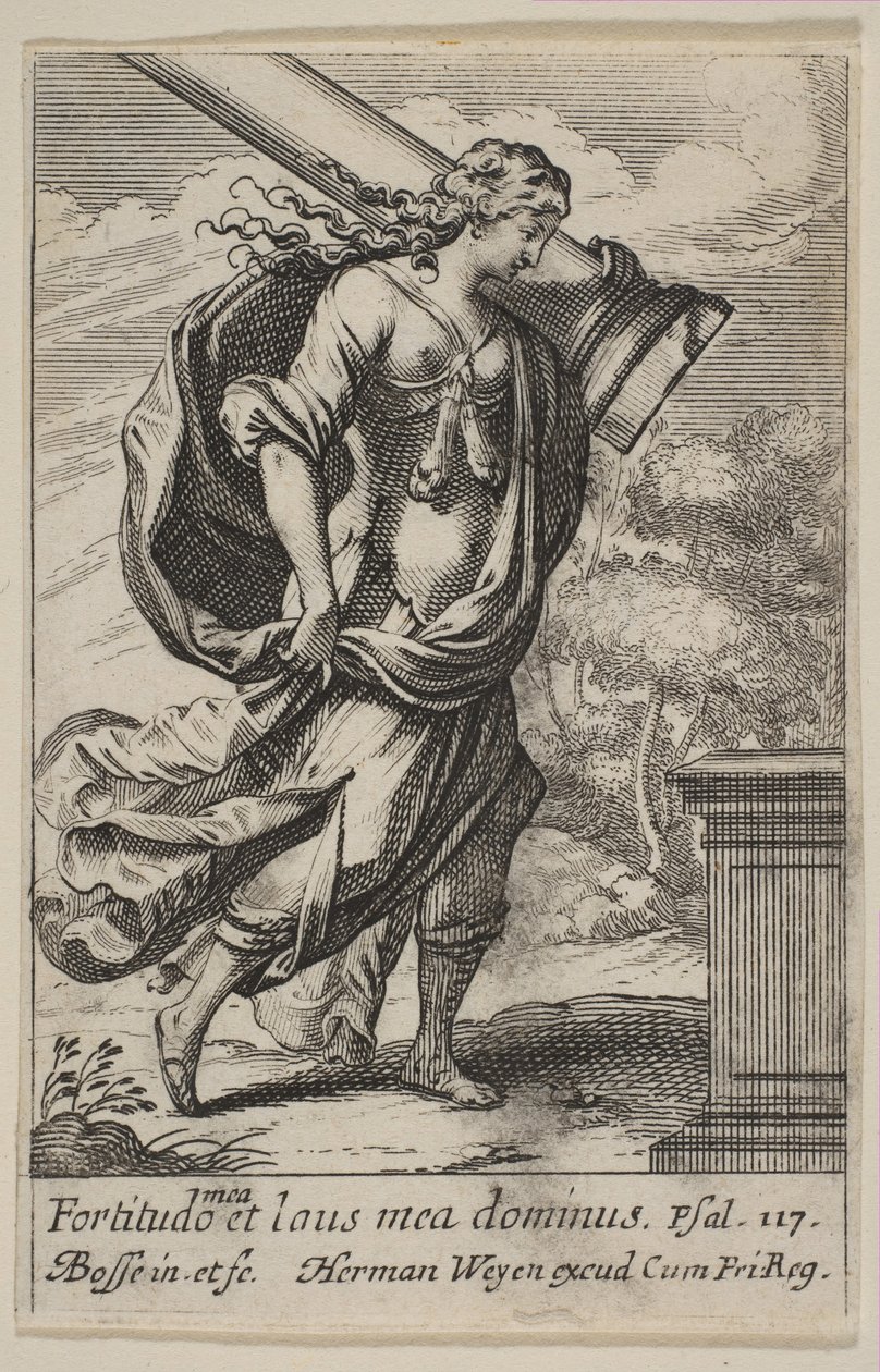 Fortitude, 1636. alkotó: Abraham Bosse