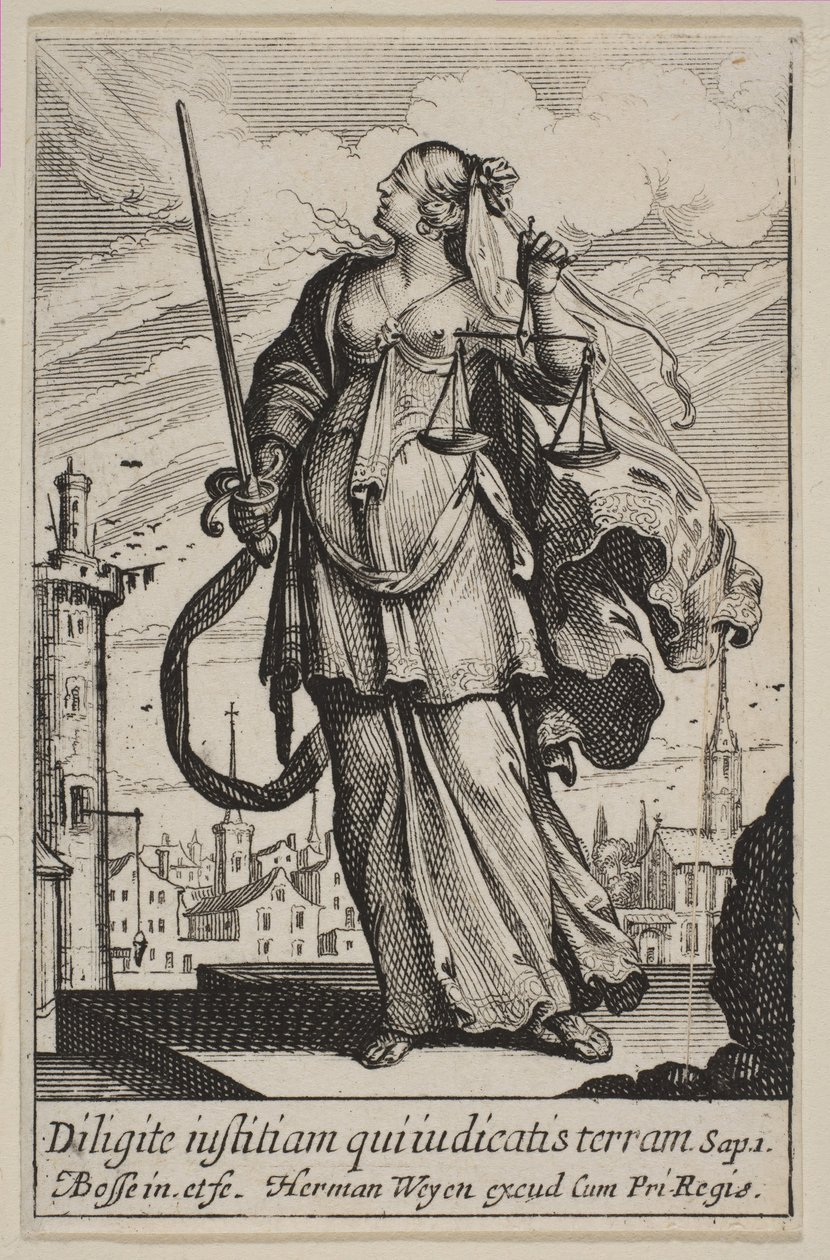 Igazságszolgáltatás, 1636. alkotó: Abraham Bosse
