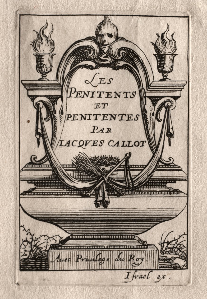 A bűnbánók: Frontispiece alkotó: Abraham Bosse