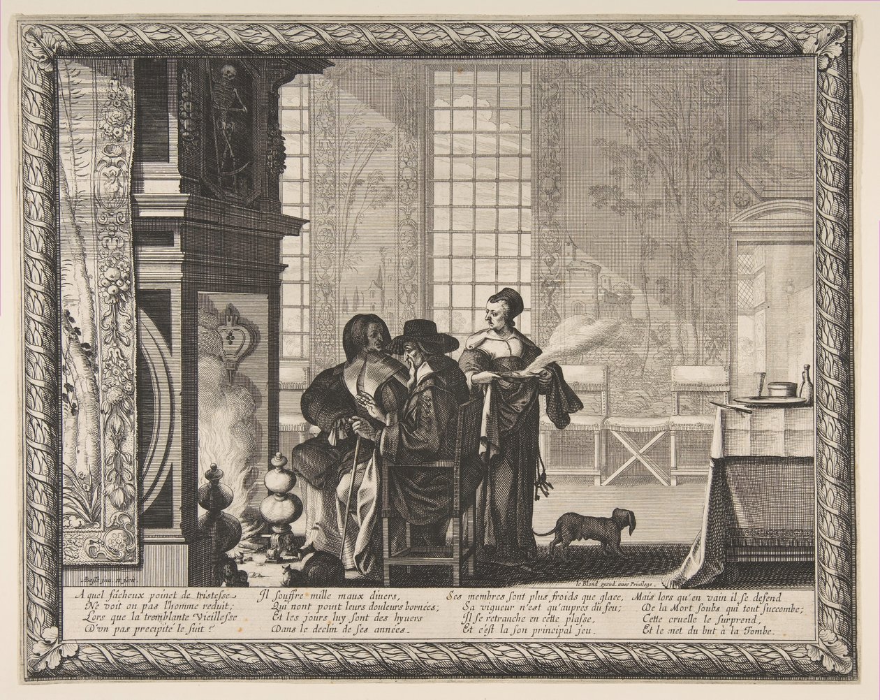 Öregség, 1636. alkotó: Abraham Bosse