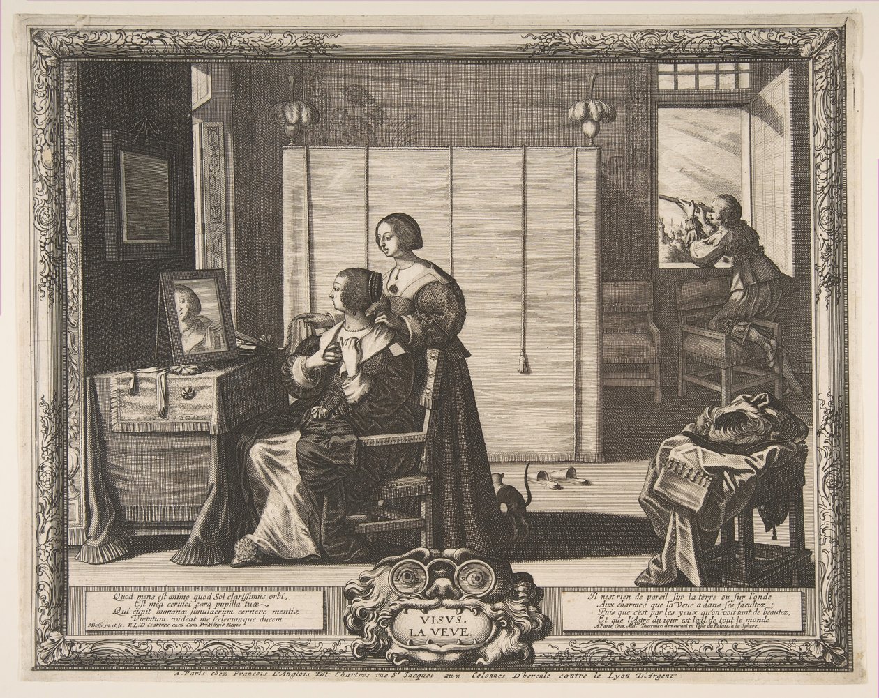 Látvány, 1635-38. alkotó: Abraham Bosse