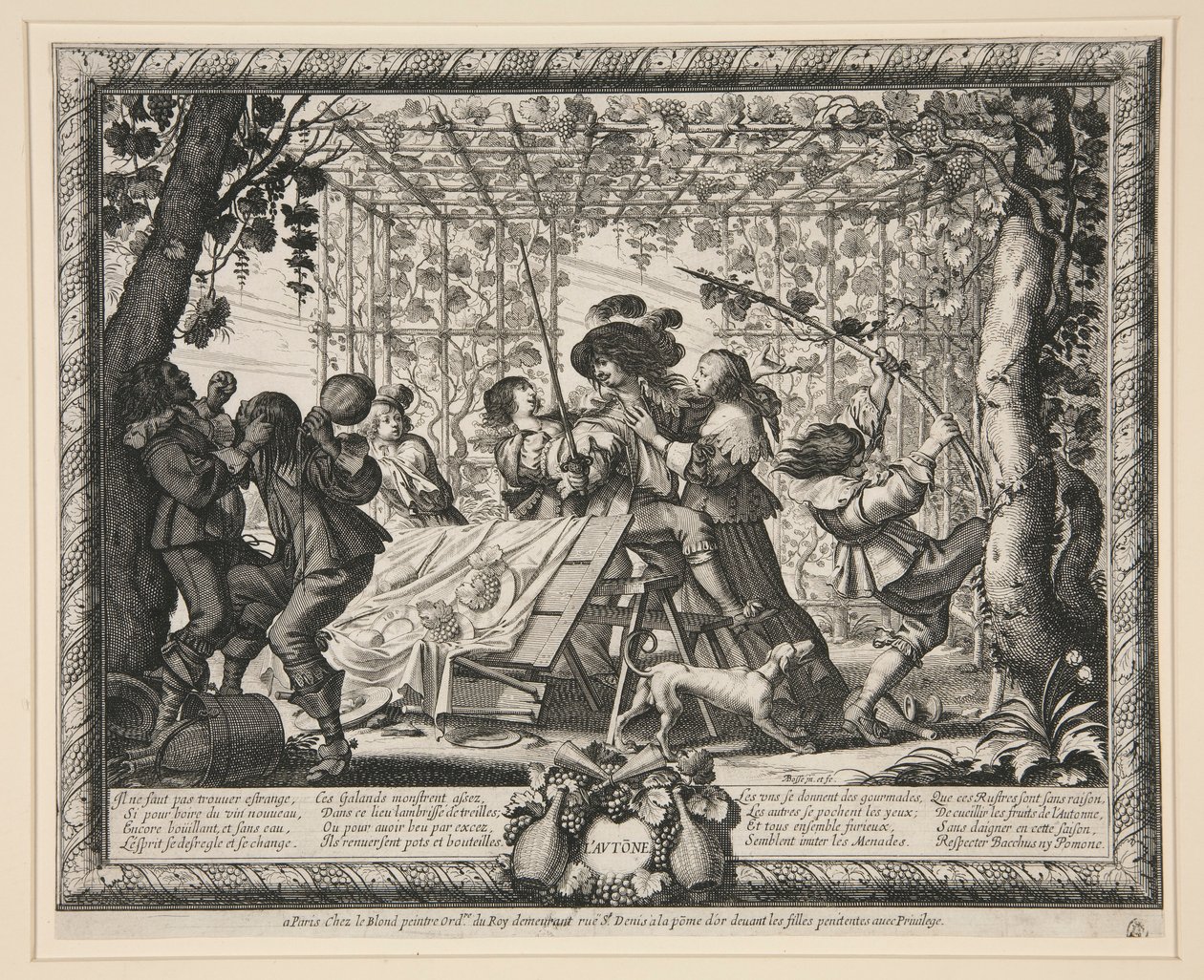 A négy évszak: ősz alkotó: Abraham Bosse