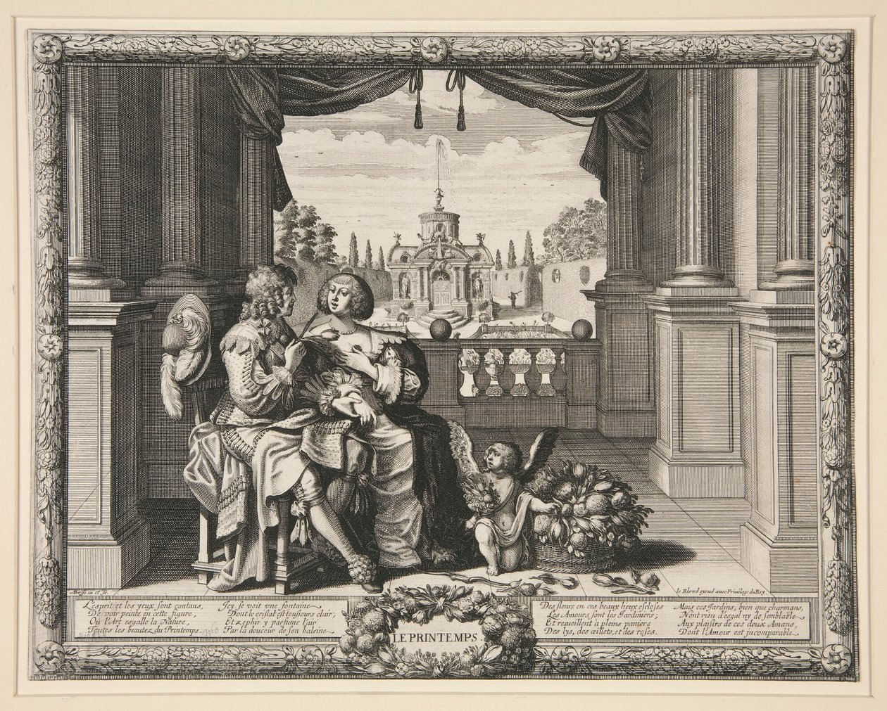 A négy évszak: tavasz alkotó: Abraham Bosse