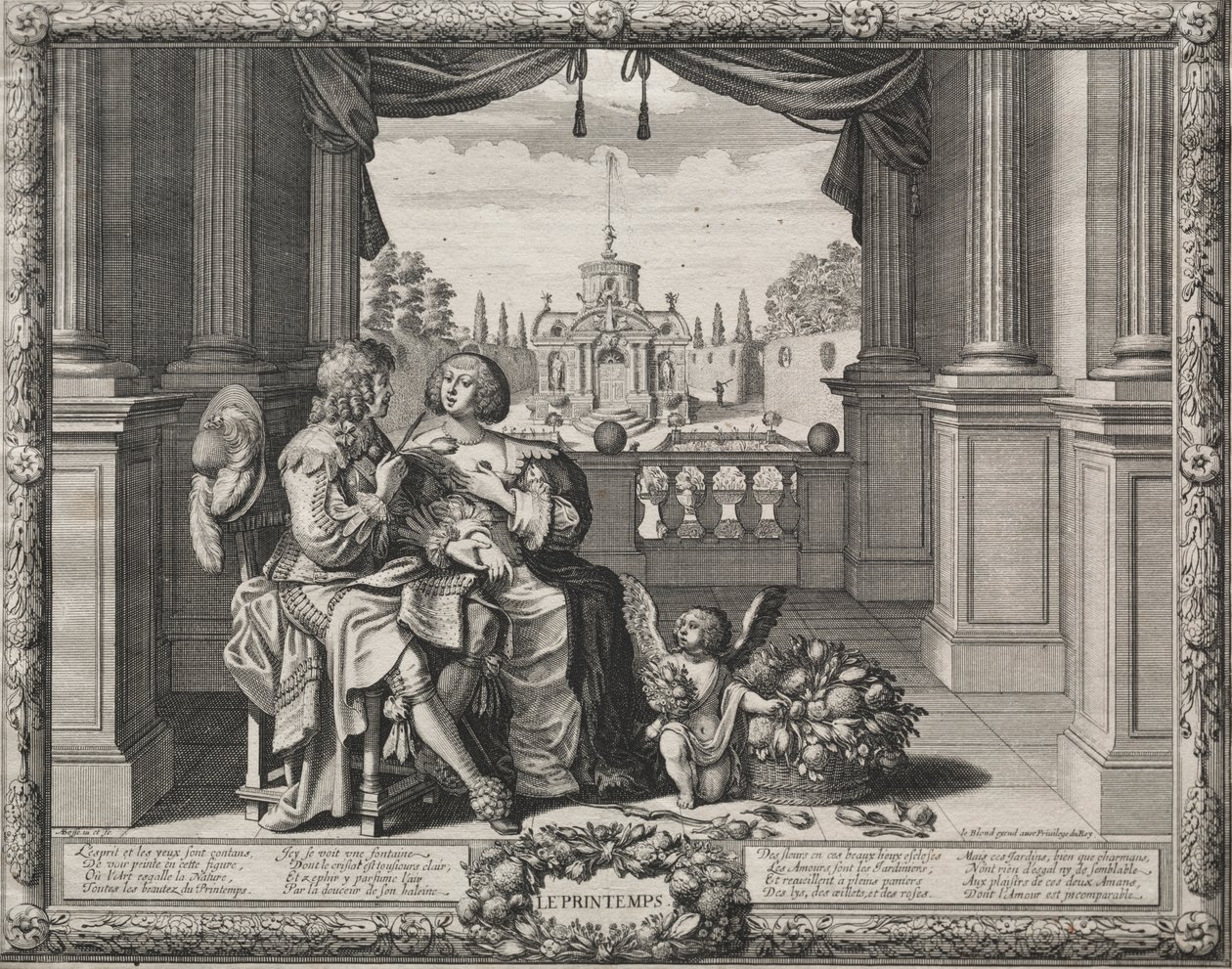A négy évszak: tavasz alkotó: Abraham Bosse