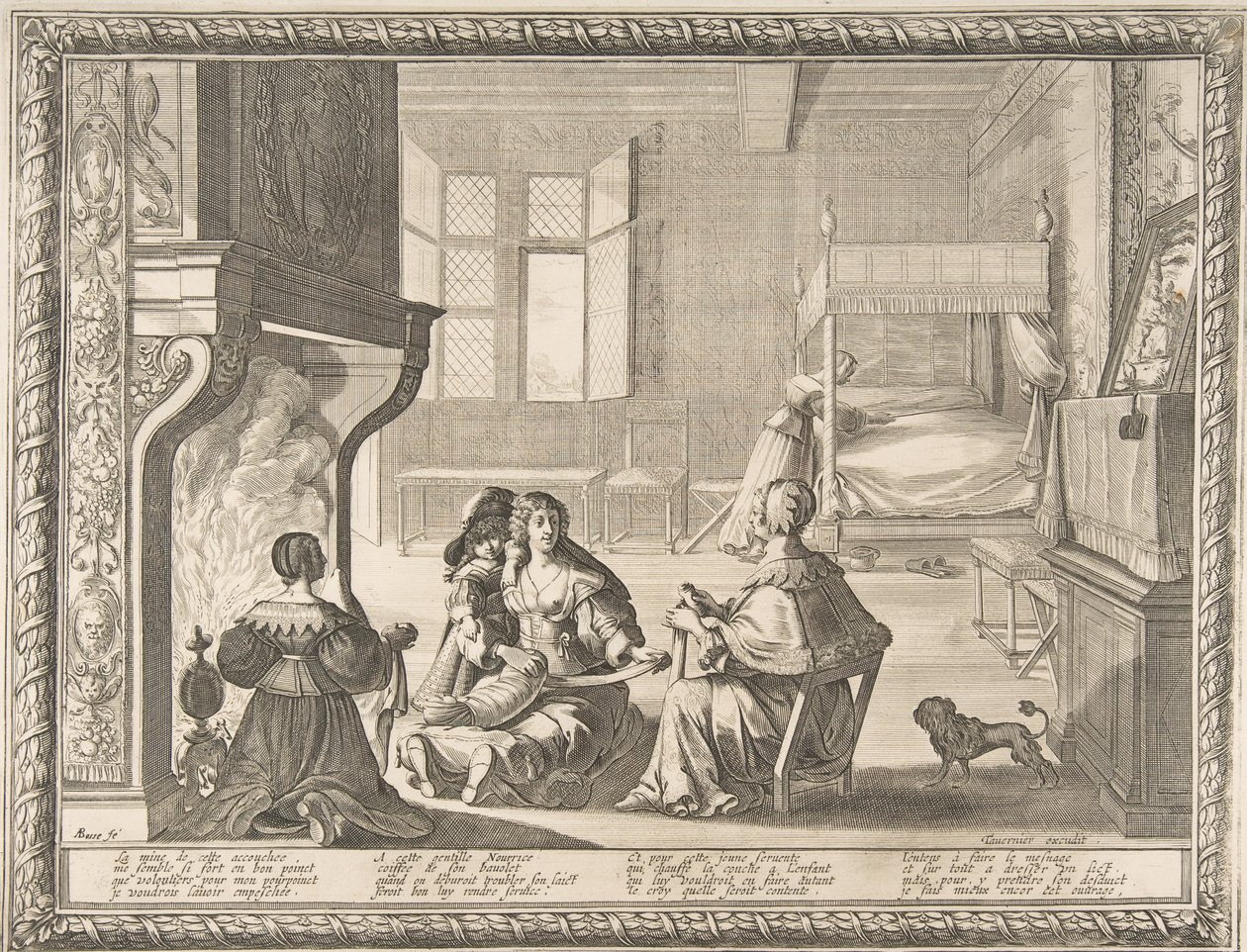 A dajka látogatása, 1633. alkotó: Abraham Bosse