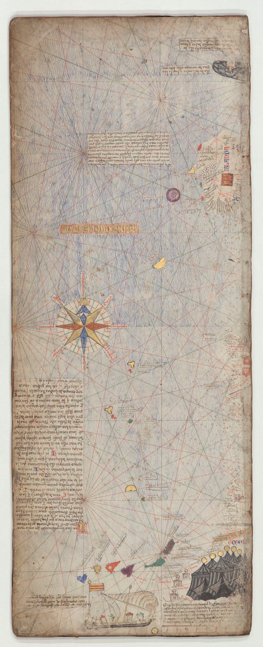 Katalán atlasz, 5. lap, 1375 alkotó: Abraham Cresques