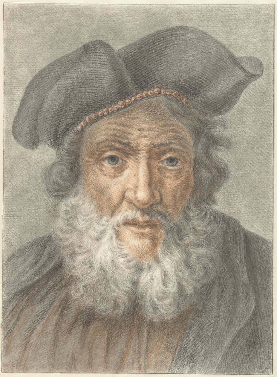 Kalapos öregember alkotó: Abraham Delfos