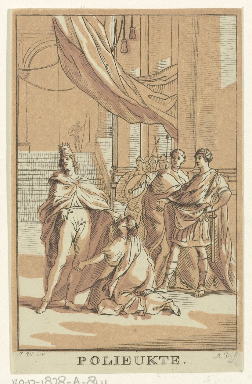 Polieukte (cím a tárgyon) alkotó: Abraham Delfos