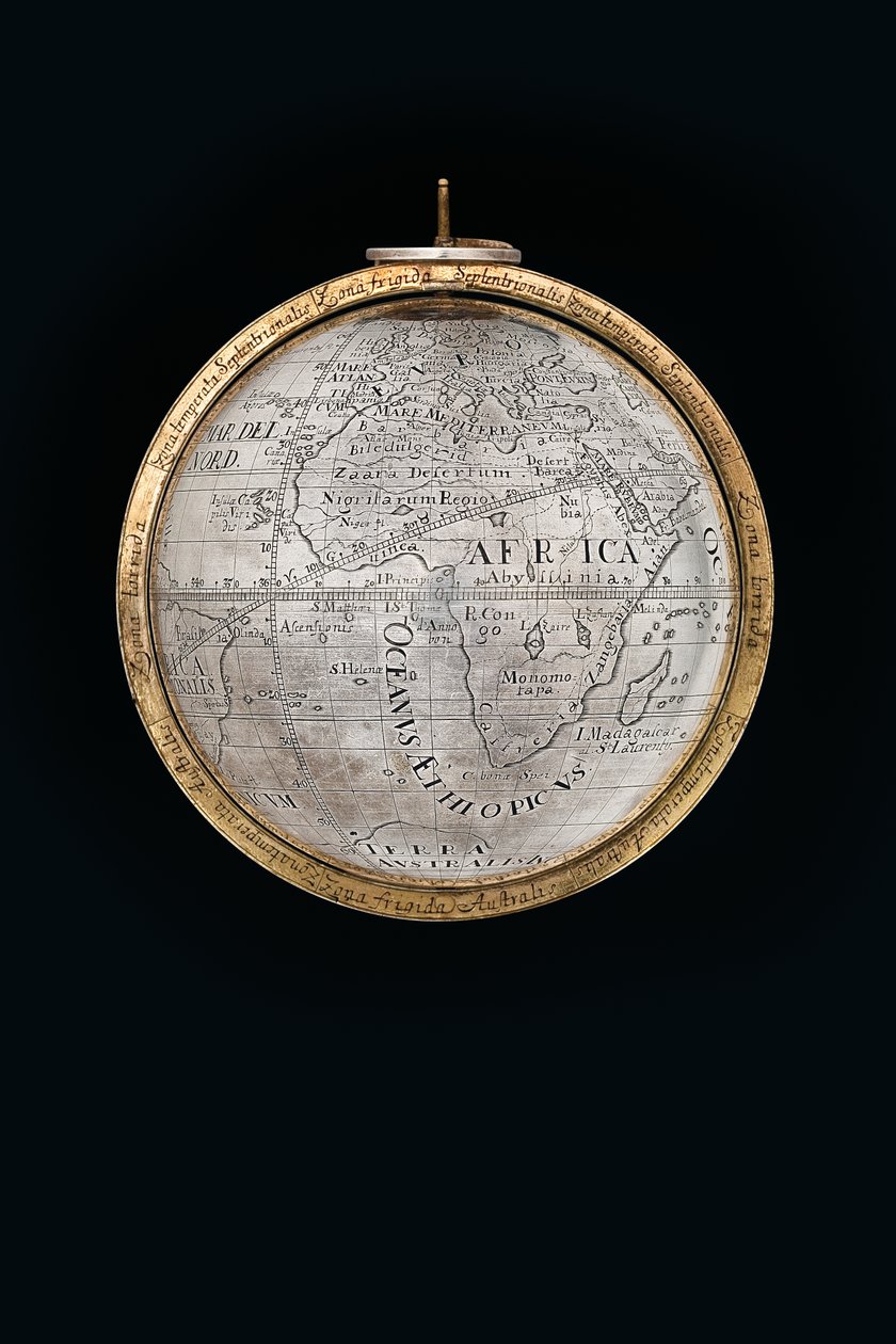 Két kivételes földi és égi földgömb, Hercules és Atlas támogatásával, Augsburg, 1697-99 alkotó: Abraham Drentwett
