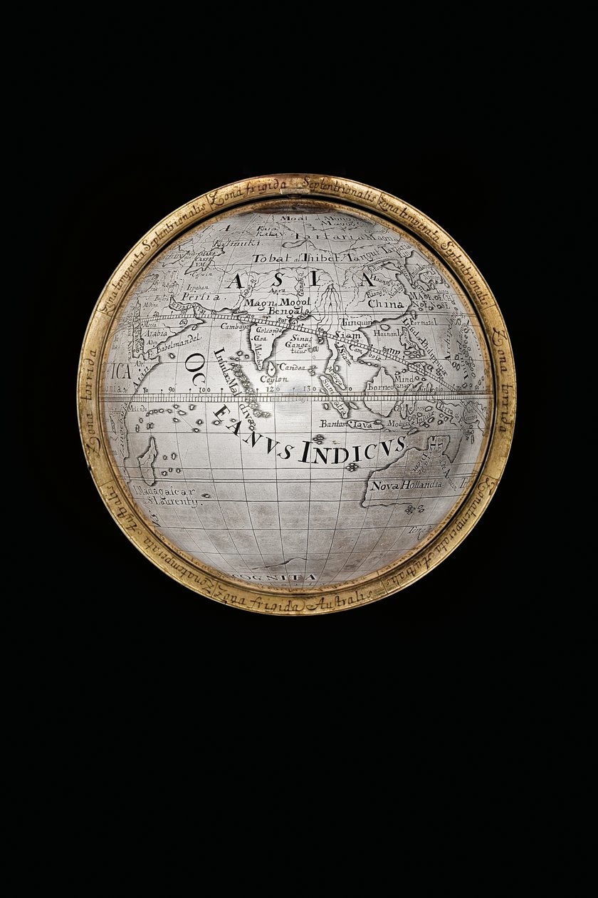Két kivételes földi és égi földgömb, Hercules és Atlas támogatásával, Augsburg, 1697-99 alkotó: Abraham Drentwett