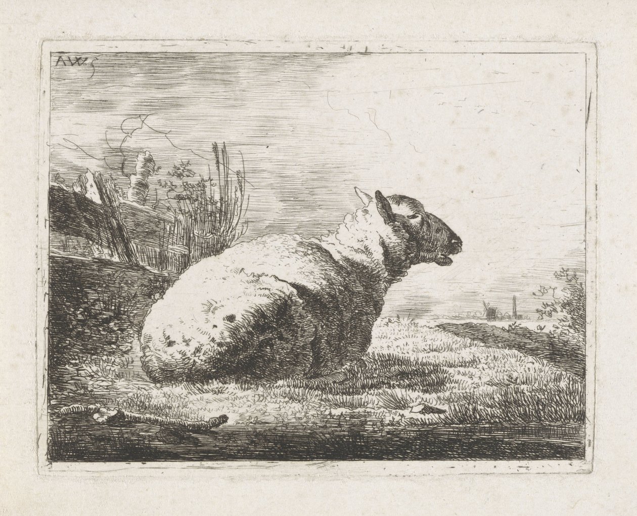 Hazug bárány alkotó: Abraham Hendrik Winter