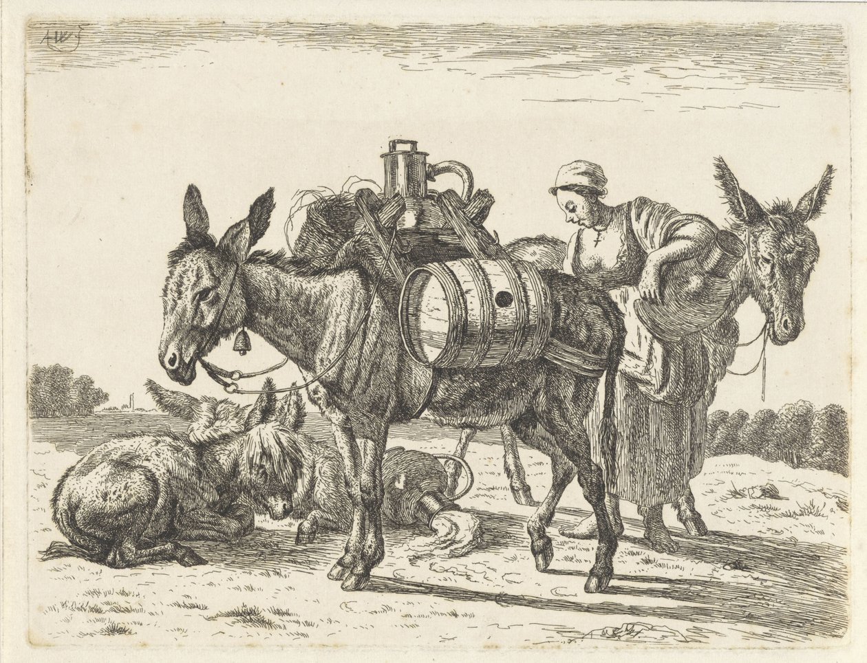 Pakezel alkotó: Abraham Hendrik Winter