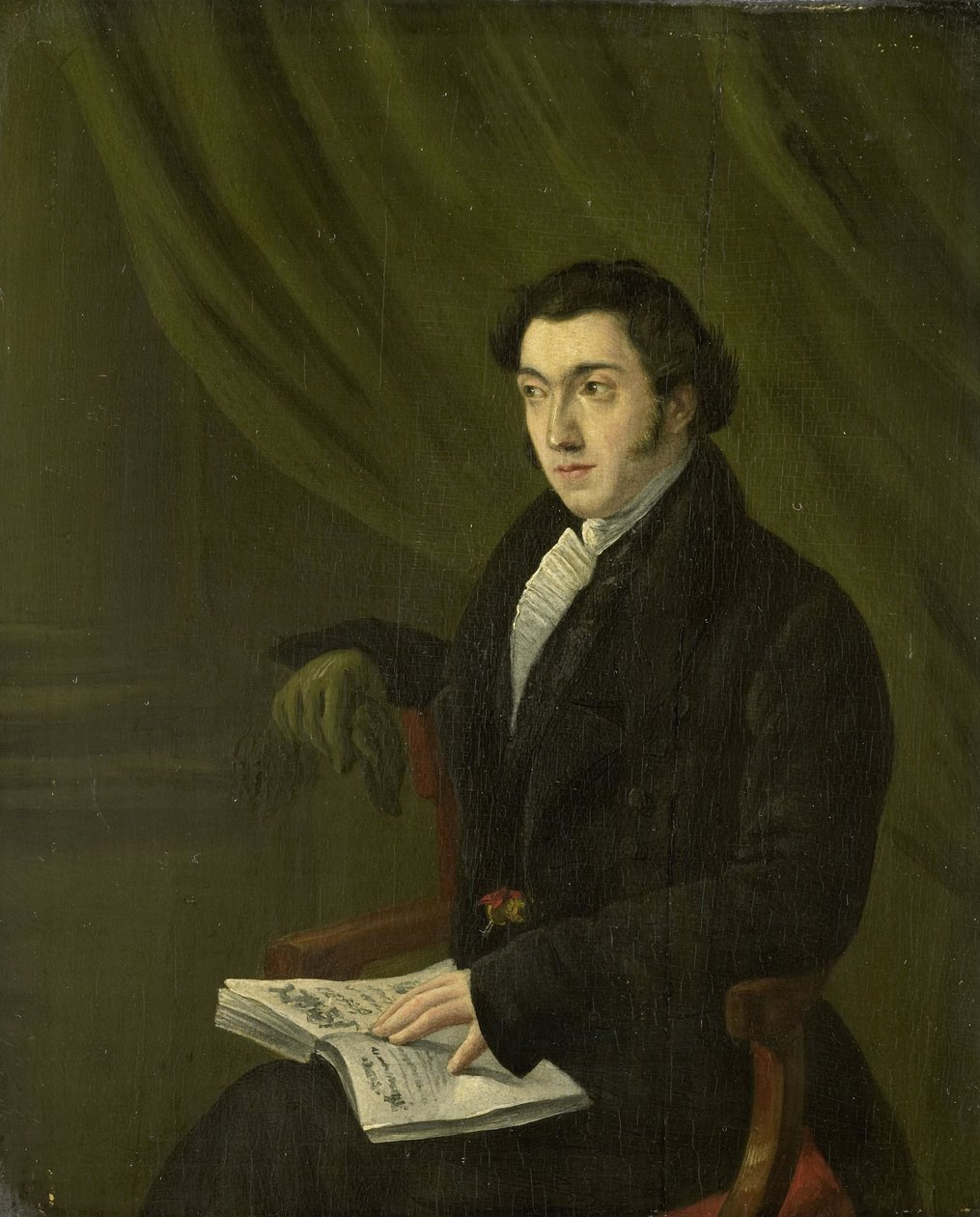 Johannes Petrus Schouberg, az utrechti császári pénzverde bélyeggravírozójának portréja alkotó: Abraham Hendrik Winter