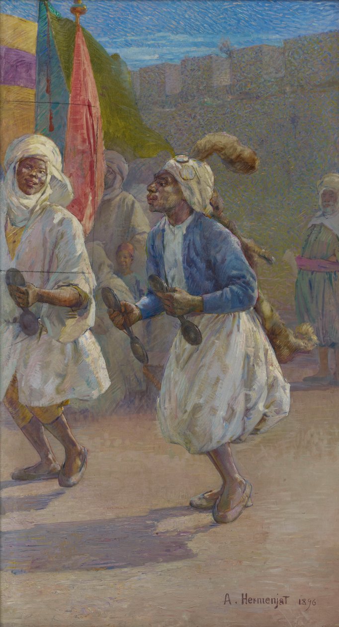 Abraham Hermanjat, A fekete tánc töredéke alkotó: Abraham Hermanjat