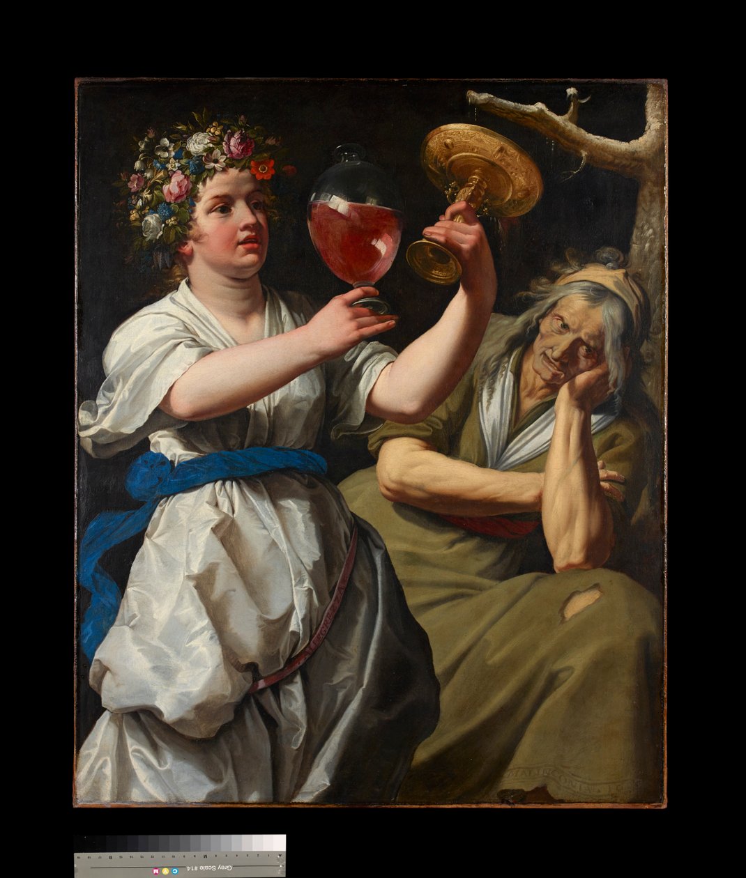 Öröm és melankólia allegóriája, 1628 alkotó: Abraham Janssens