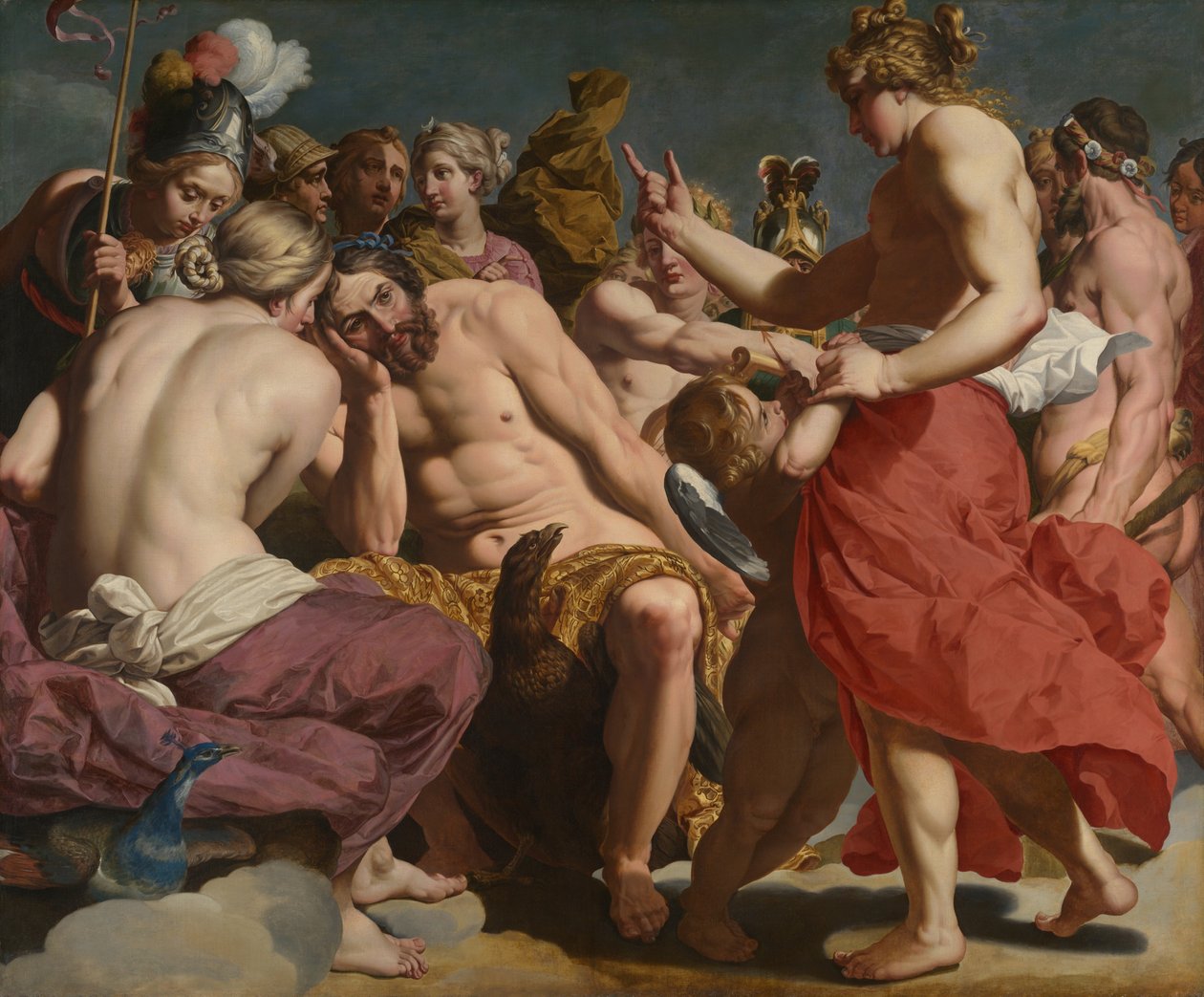 Jupiter megdorgálta Vénusz alkotó: Abraham Janssens