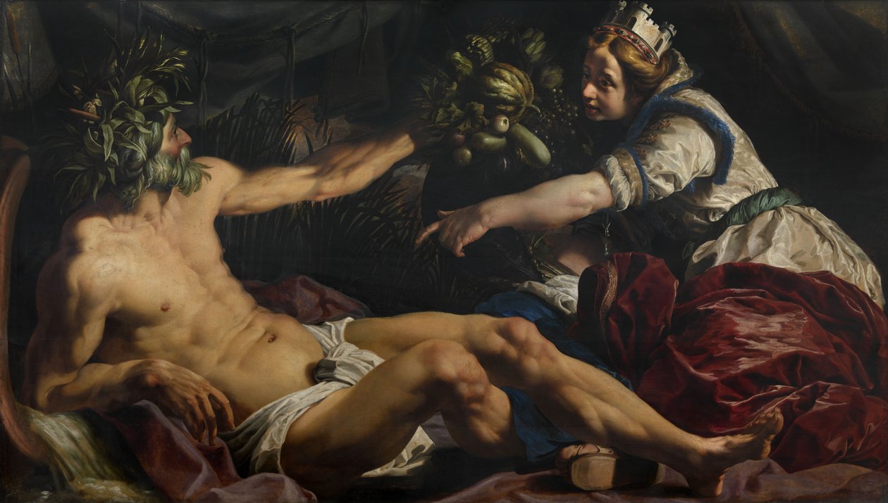 Scaldis és Antverpia Scheldt és Antwerpen, 1609. alkotó: Abraham Janssens