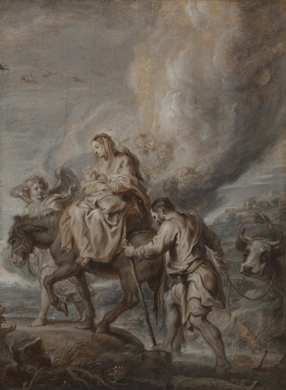 Az egyiptomi menekülés alkotó: Abraham Jansz. van Diepenbeeck