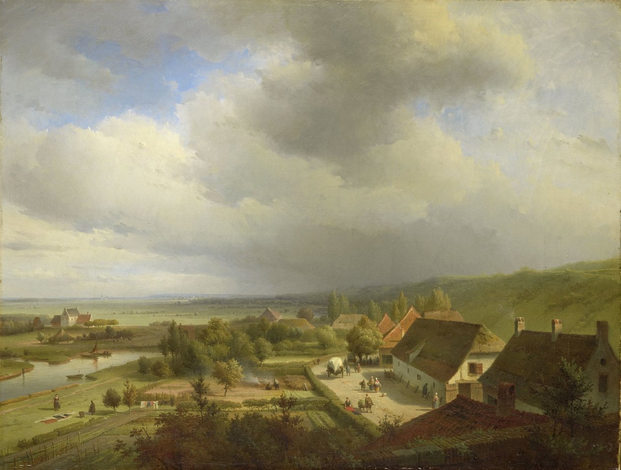 Dombos táj Wageningen közelében alkotó: Abraham Johannes Couwenberg