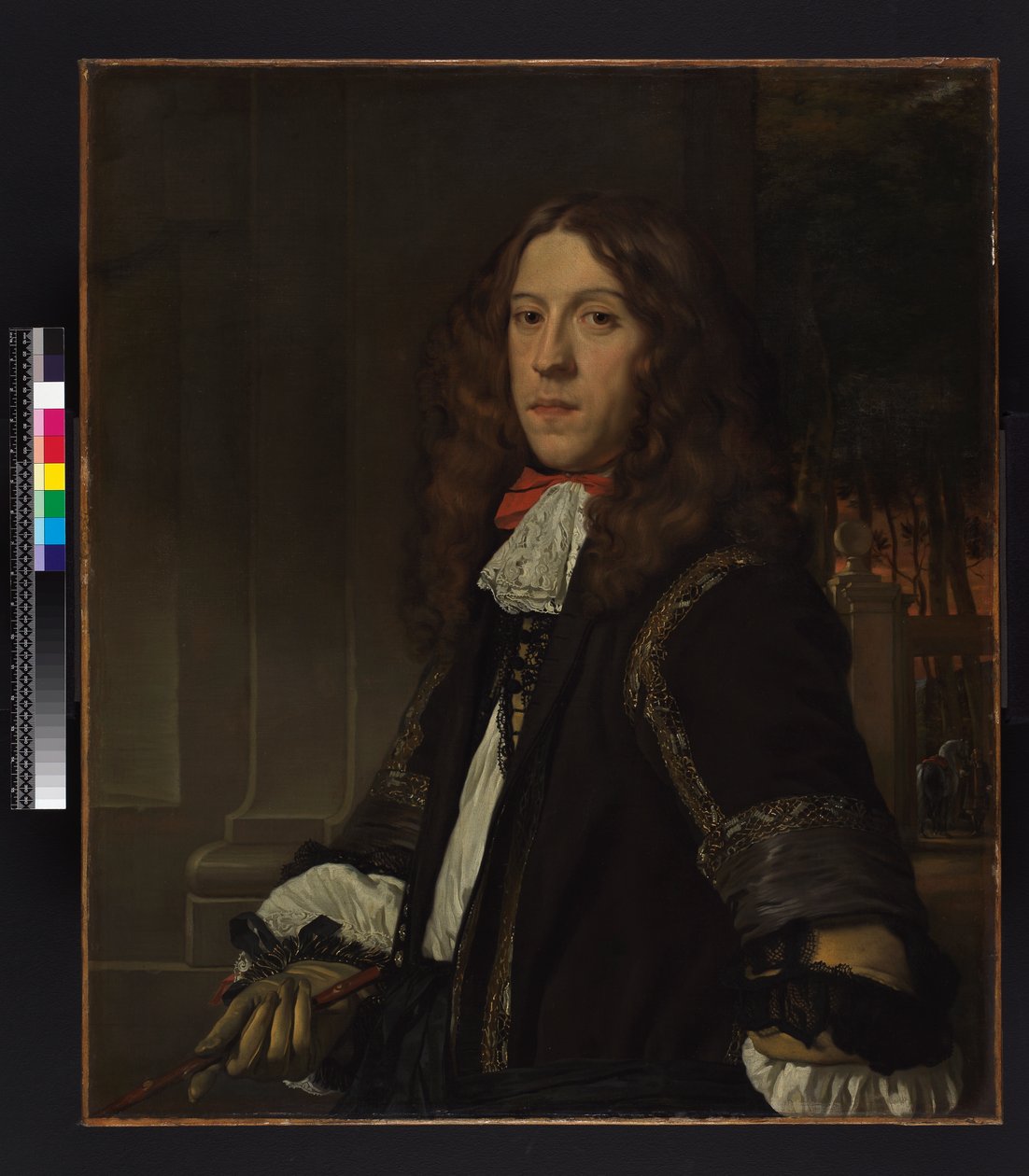 Egy férfi portréja alkotó: Abraham Lamberts Jacobsz van den Tempel
