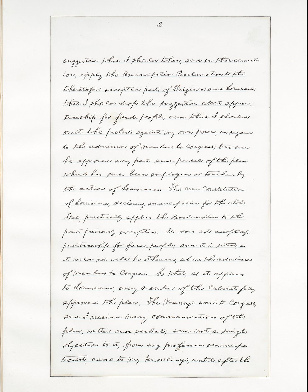 Lincoln utolsó elnöki beszédének autográf kézirata, amelyet Washintonban (D. C.) mondott el a Fehér Ház ablakából 1865. április 11-én este alkotó: Abraham Lincoln