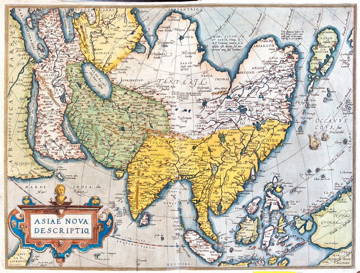Ázsia alkotó: Abraham Ortelius