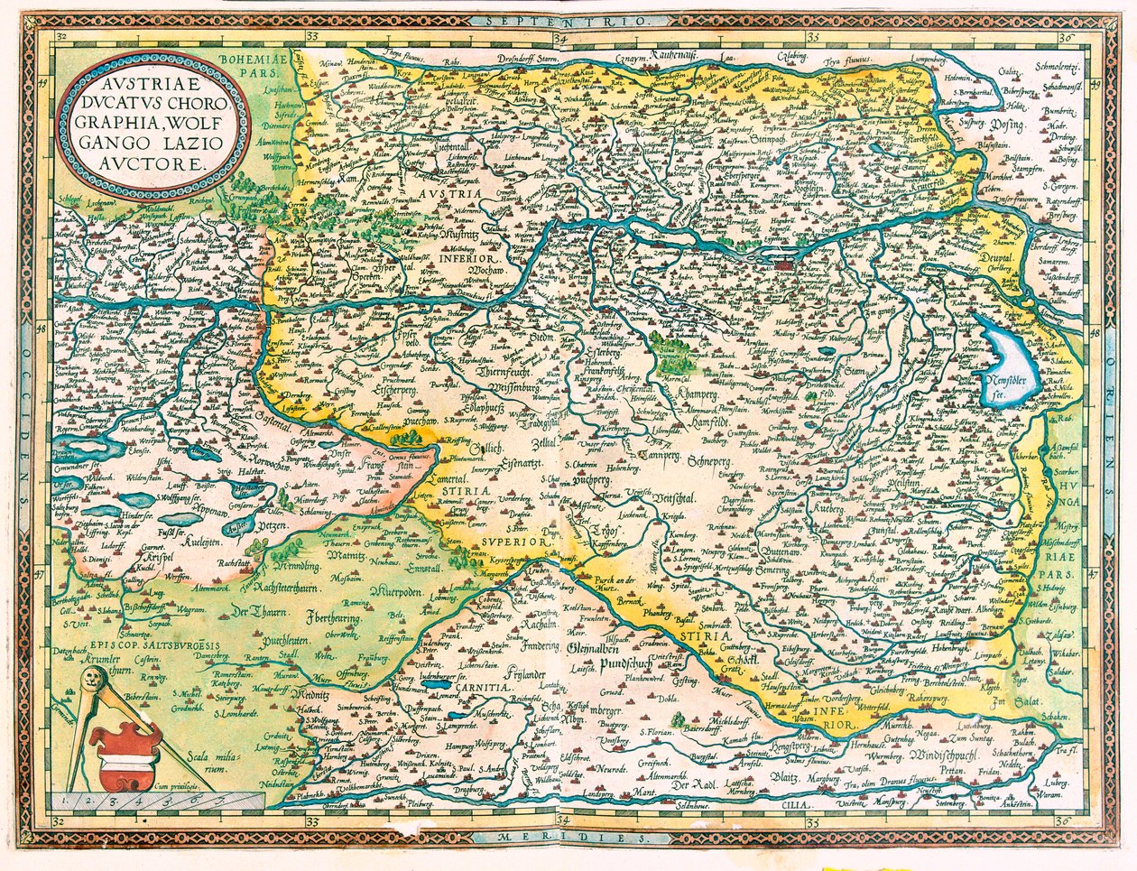 Kelet-Ausztria alkotó: Abraham Ortelius