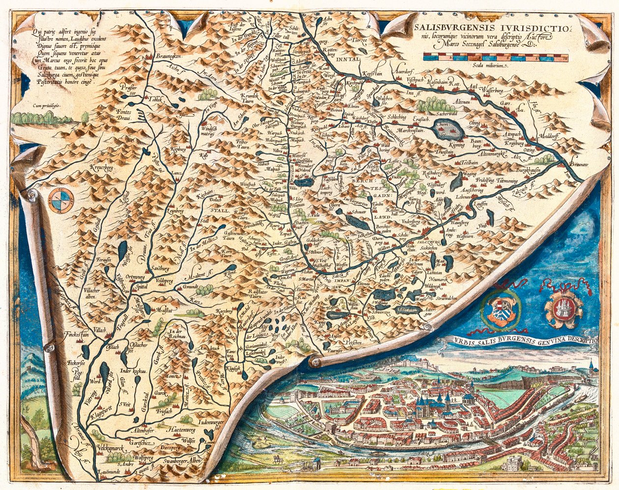 Salzburg, Ausztria alkotó: Abraham Ortelius