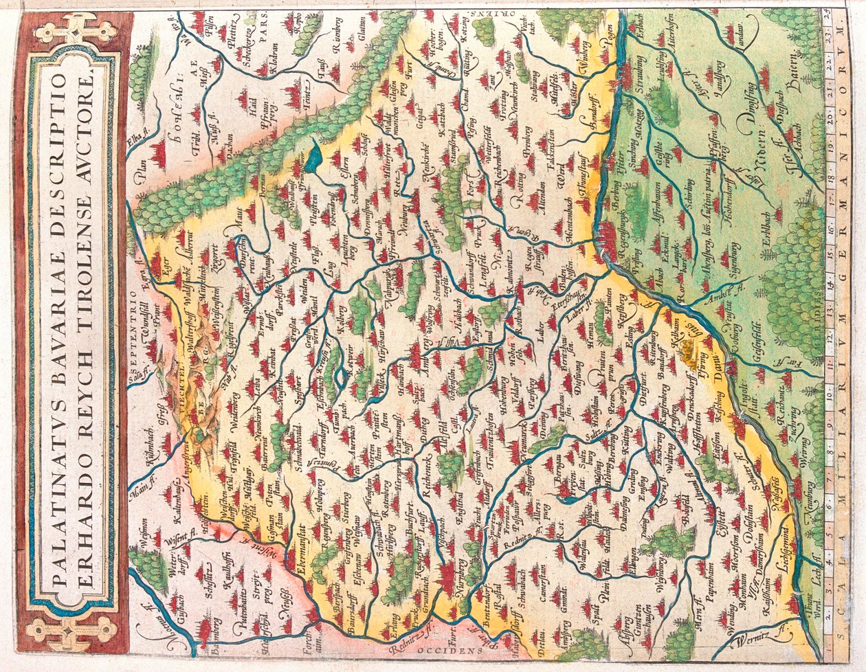 Állam: Bajorország, Németország alkotó: Abraham Ortelius