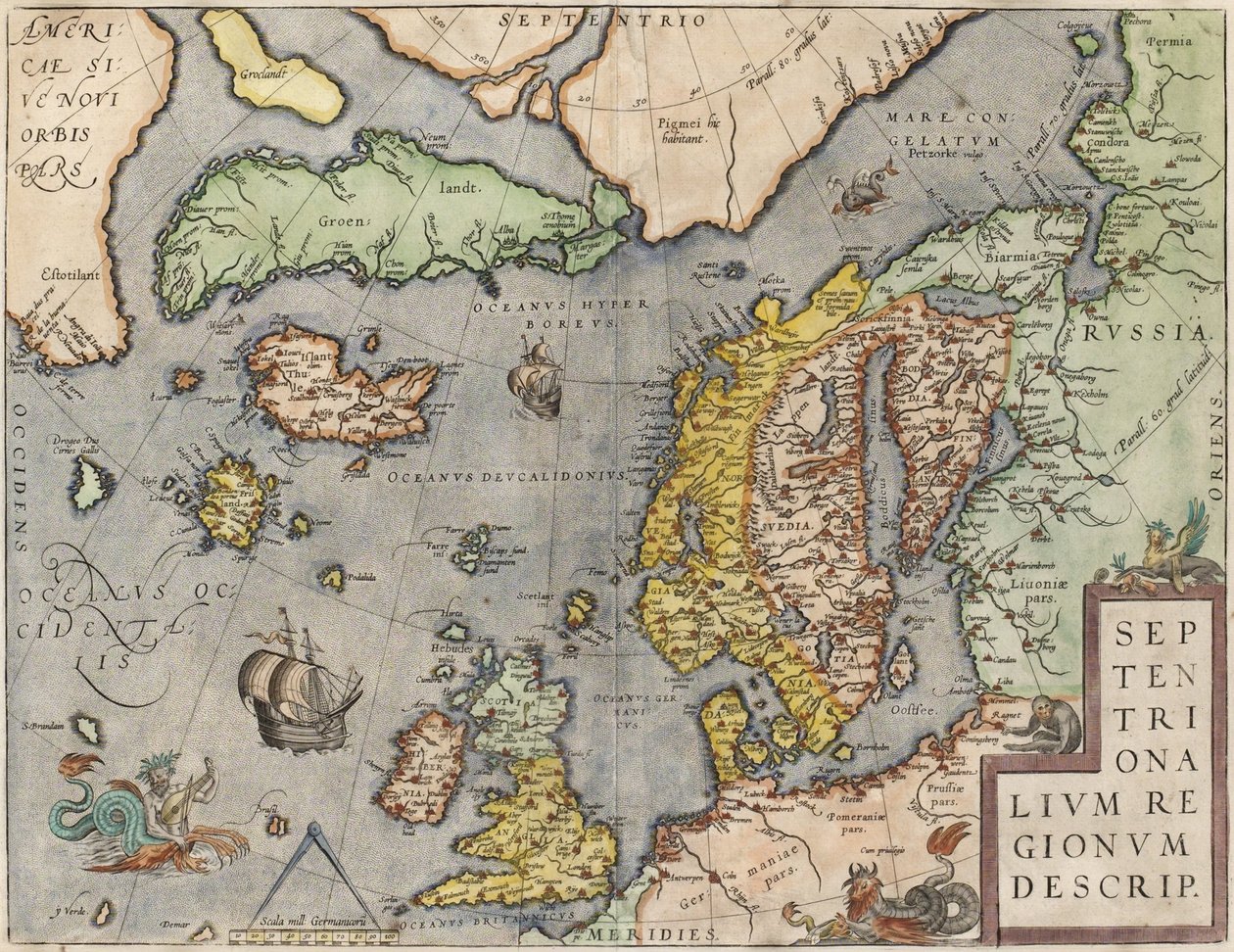 A Balti-tenger From: Theatre of the World, c. 1608-1610 alkotó: Abraham Ortelius