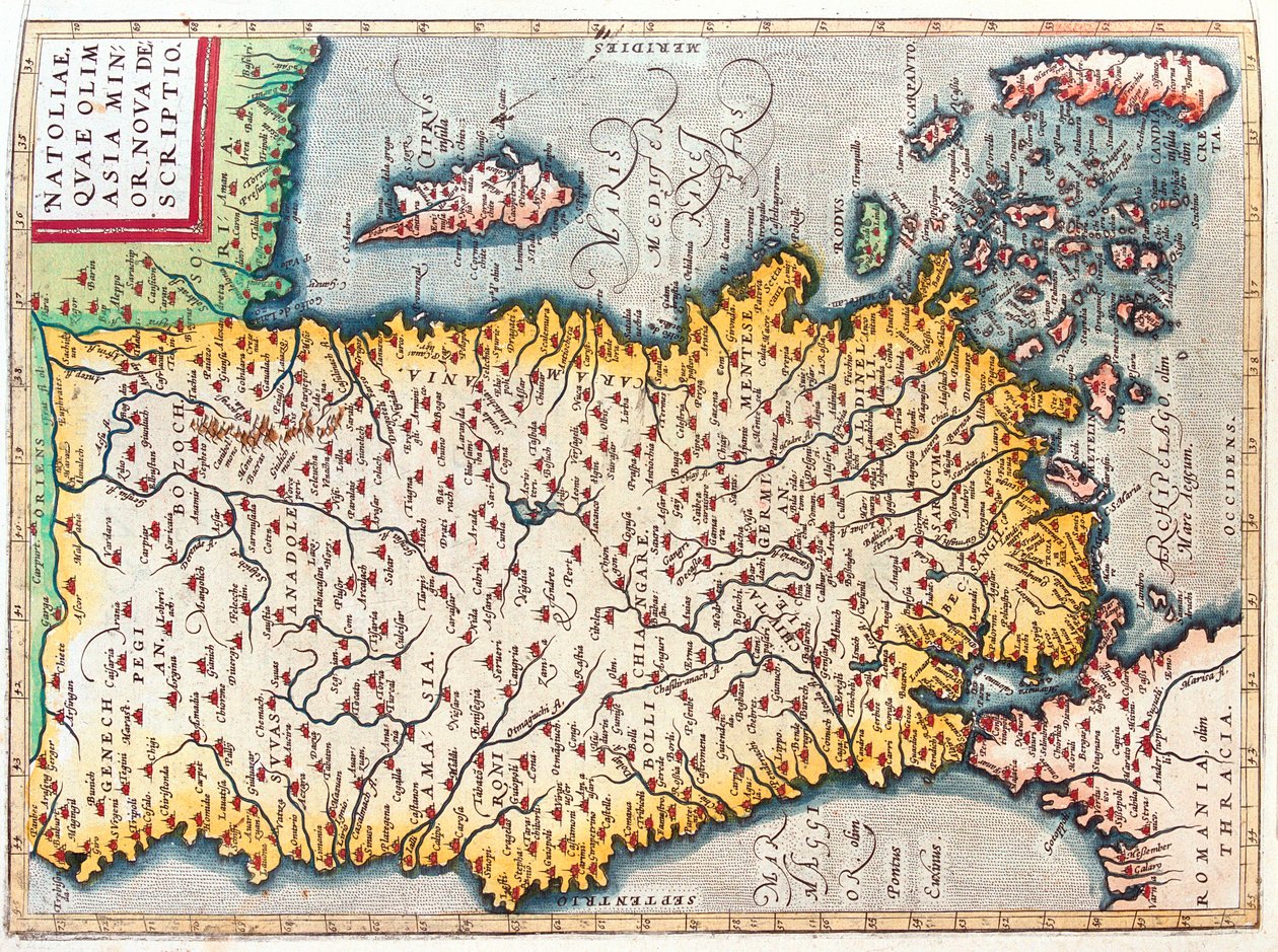 Törökország, Ciprus alkotó: Abraham Ortelius