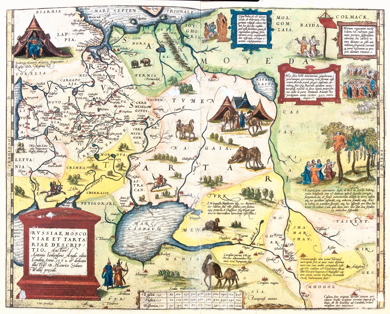 Nyugat-Oroszország, Délkelet-Törökország, Örményország, Azerbajdzsán, Észak-Irán, Türkmenisztán, Üzbegisztán, Kazahsztán nyugati része. alkotó: Abraham Ortelius