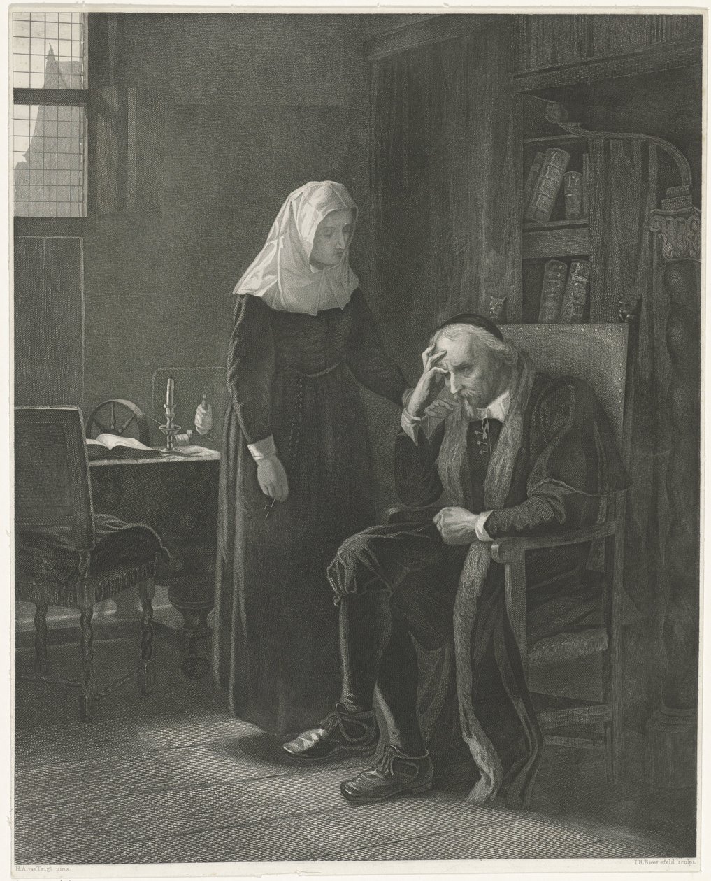 Kilátás Clevesre Cleef 1650 (cím az objektumon) alkotó: Abraham Rademaker