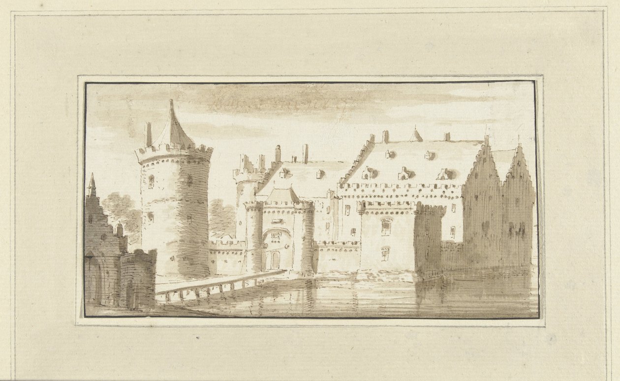 A Kronenburg-ház a Vecht folyónál alkotó: Abraham Rademaker