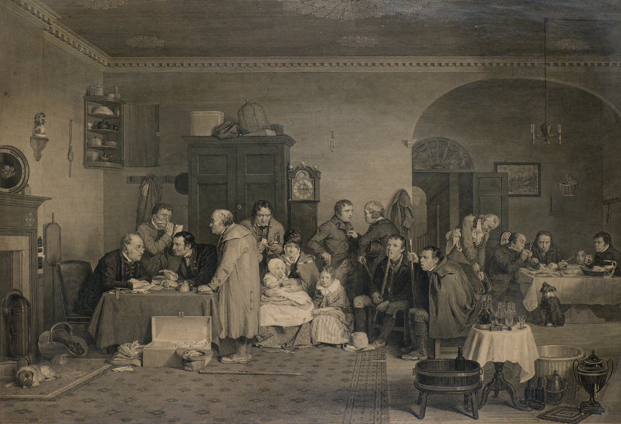 A bérlés napja alkotó: Abraham Raimbach