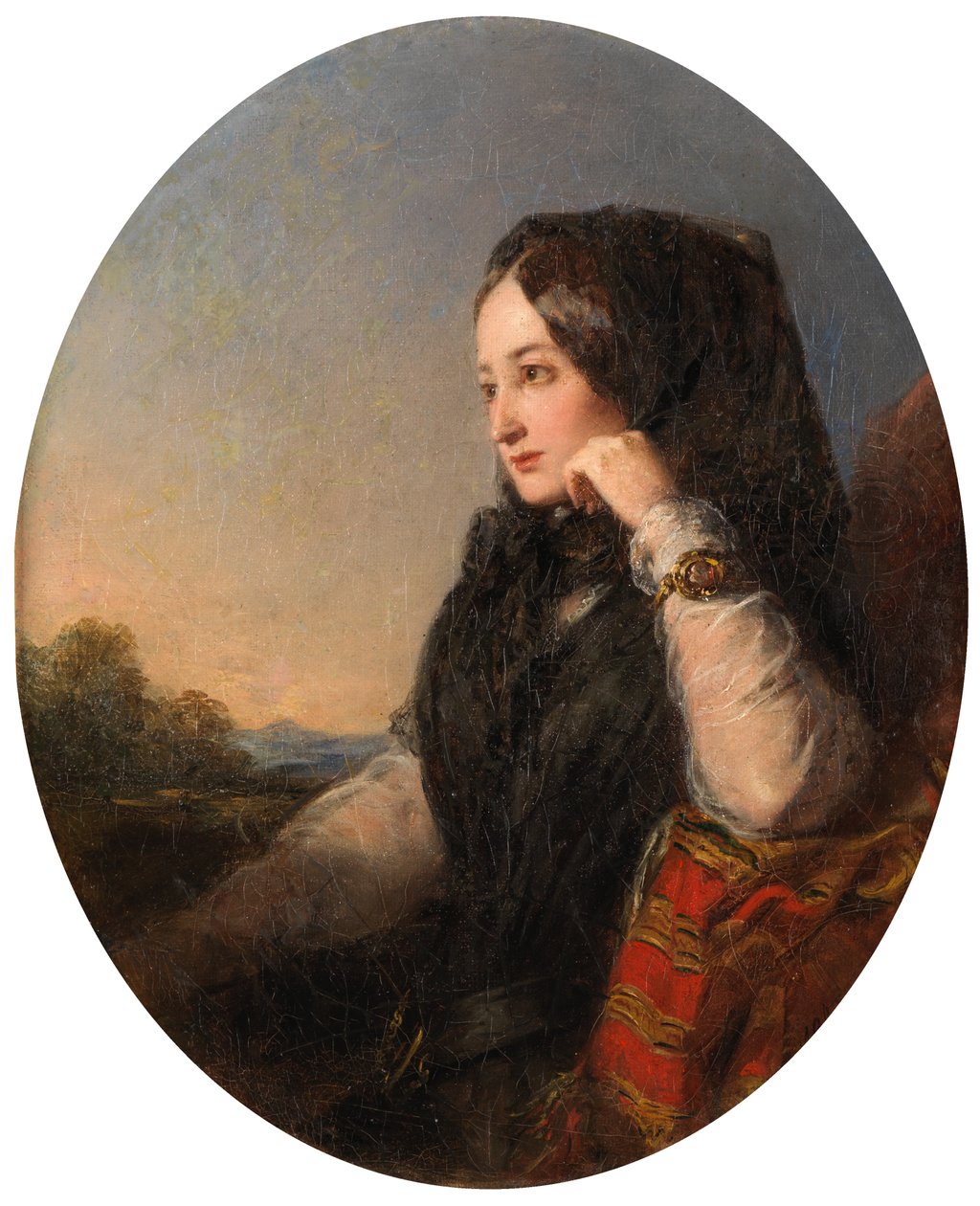 La Tristesse (olaj, vászon) alkotó: Abraham Solomon