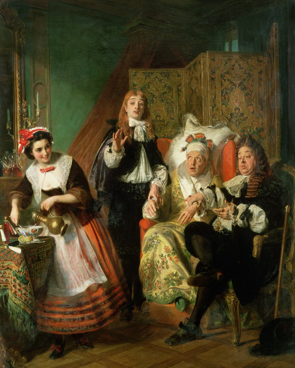 A képzeletbeli rokkant, 1861 alkotó: Abraham Solomon