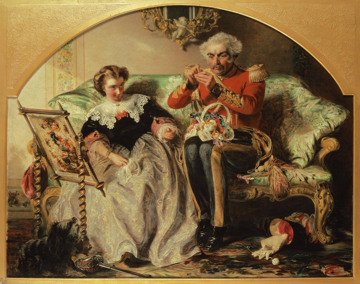A szerelmes oroszlán alkotó: Abraham Solomon