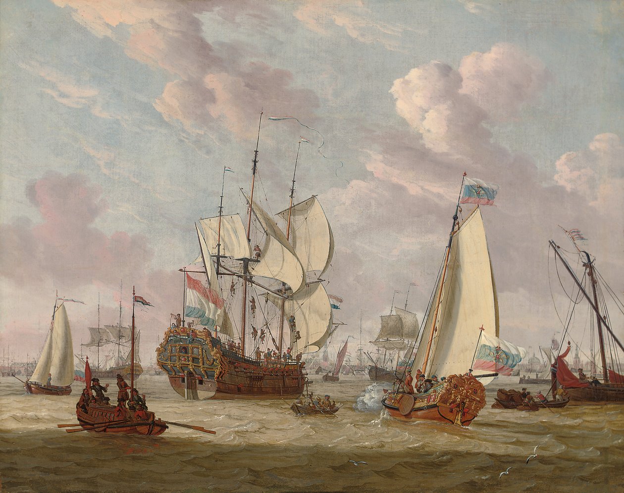 Nagy Péter amszterdami látogatása, 1697. augusztus-szeptember alkotó: Abraham Storck