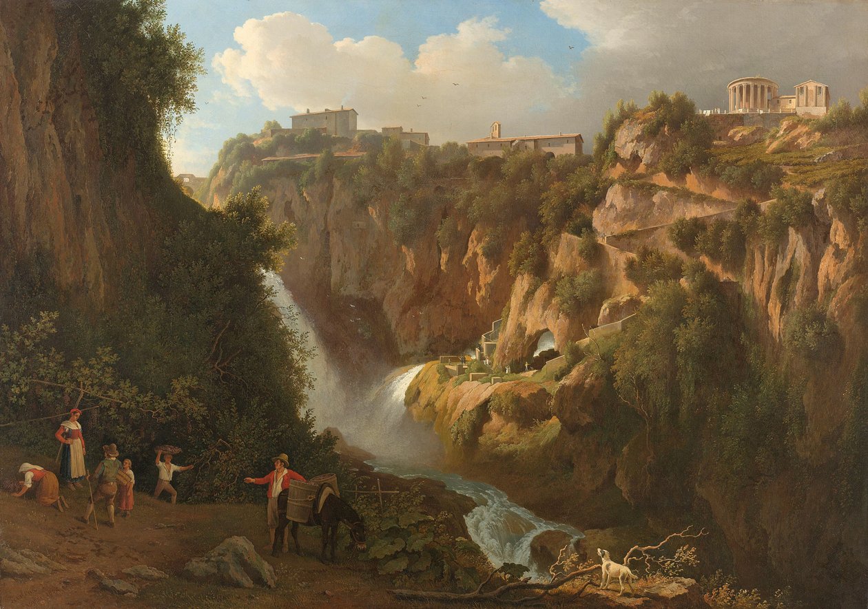 A vízesés Tivoliban Tivoli vízesés alkotó: Abraham Teerlink
