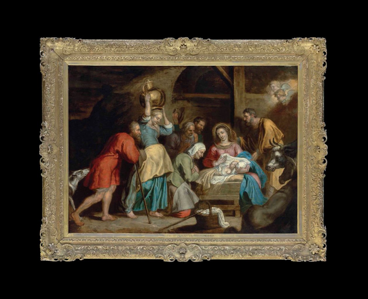 A születés (olaj, vászon) alkotó: Abraham Willemsens