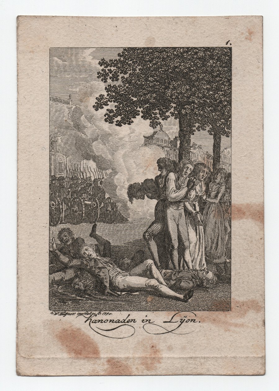 Cannonádok Lyonban alkotó: Abraham Wolfgang Küffner