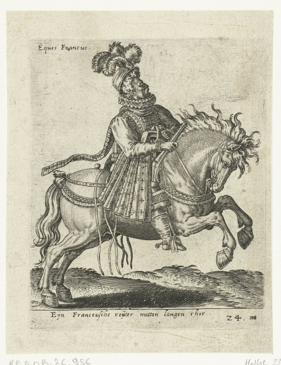 Francia lovas fegyverrel alkotó: Abraham de Bruyn (attributed to)