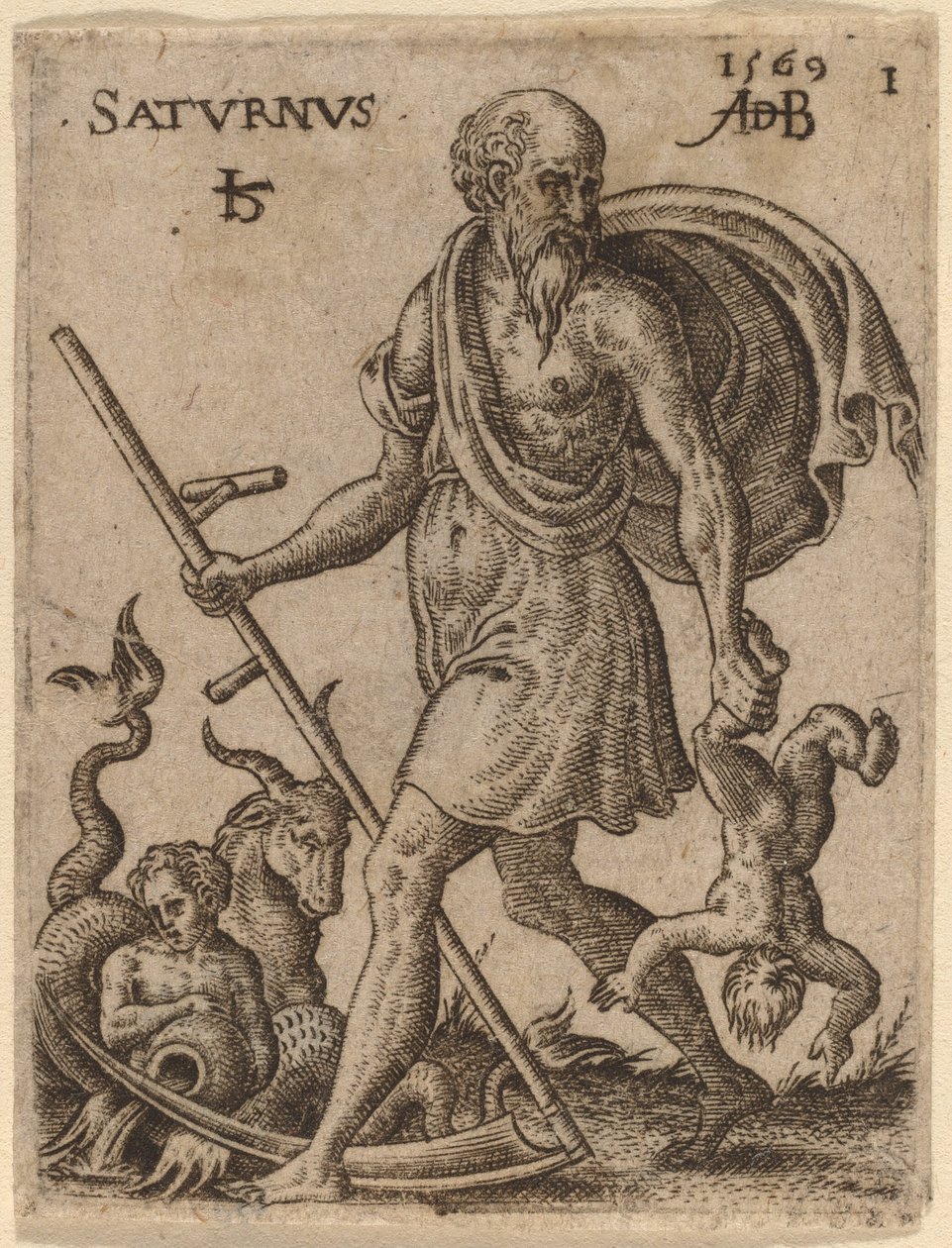 Szaturnusz alkotó: Abraham de Bruyn