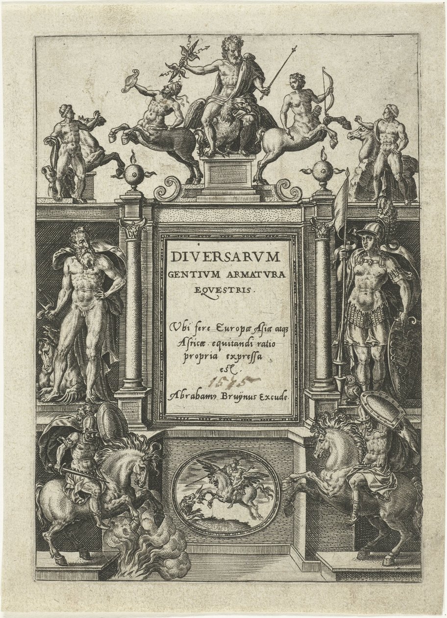 Titelpagina voor Európa, Ázsia, Afrika és Amerika szinte valamennyi nemzetének szokásai Európa, Ázsia, Afrika és Amerika szinte összes nemzetének szokásai alkotó: Abraham de Bruyn