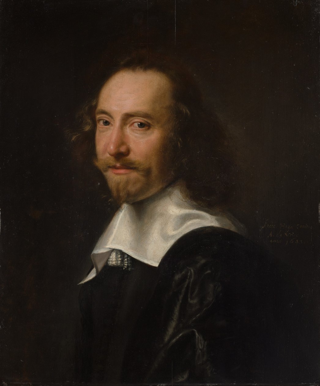 Férfi portré, 1643. alkotó: Abraham de Vries
