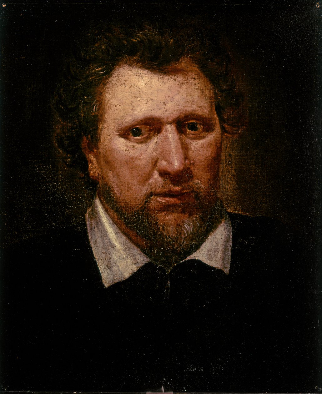 Benjamin JONSON, Portré 1617 körül (olaj, vászon) alkotó: Abraham van Blyenberch